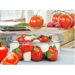 Caserole transparente cu capac atasat 1000 gr, 100 buc/set Caserole transparente cu capac atasat 1000 gr, 100 buc/set