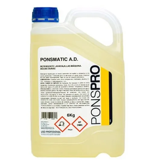 Ponsmatic-A.D.-Detergent pentru spalarea vaselor, Asevi, 6L