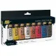Vopsea acrilică Solo Goya Effect Colors, set 8 buc x 100 ml