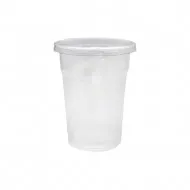 Pahare Plastic 400 CC, Frappe, 50 buc/set