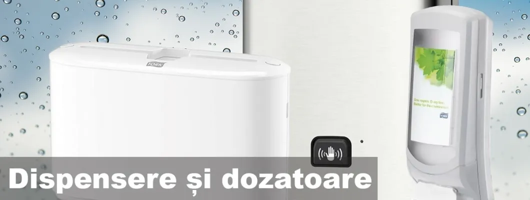 Dotări profesionale pentru toalete - dispensere, uscătoare și alte accesorii igienice Dotări profesionale pentru toalete - dispensere, uscătoare și alte accesorii igienice