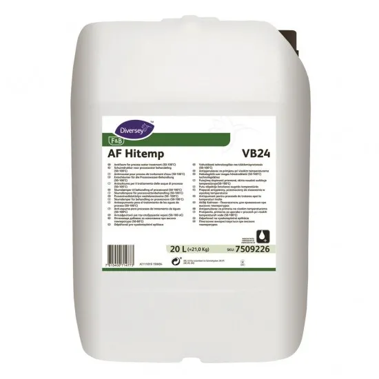 Detergent lichid antispumant pentru fructe si legume AF HITEMP, Diversey, 20L Detergent lichid antispumant pentru fructe si legume AF HITEMP, Diversey, 20L