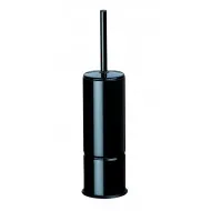 Perie pentru WC cu suport din otel vopsit negru