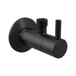 Robinet coltar cu filtru 1/2"×3/8", negru mat Robinet coltar cu filtru 1/2"×3/8", negru mat