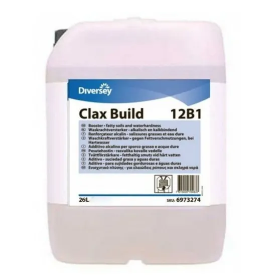 Aditiv alcalin pentru textile Clax Build, Diversey, 26L Aditiv alcalin pentru textile Clax Build, Diversey, 26L