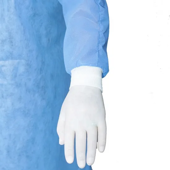 Halat protectie steril albastru, cu legaturi si mansete Halat protectie steril albastru, cu legaturi si mansete