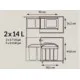 Cos Gunoi Hailo Multi Box Duo L, 2x14L Cos Gunoi Hailo Multi Box Duo L, 2x14L