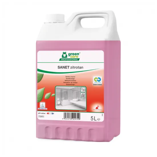 Detergent ecologic concentrat spatii sanitare SANET Zitrotan, 5L