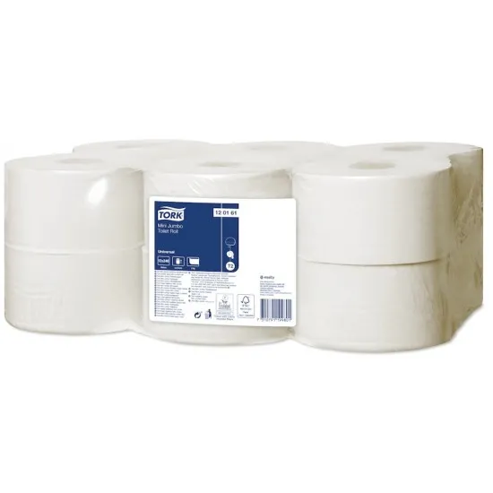 Hârtie igienică rolă dimensiune Mini Jumbo universală, 240m - 1 strat, Tork