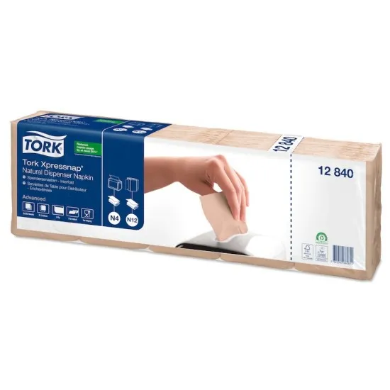 Șervețele de Masă pentru Dozator Tork Xpressnap® Natural Șervețele de Masă pentru Dozator Tork Xpressnap® Natural