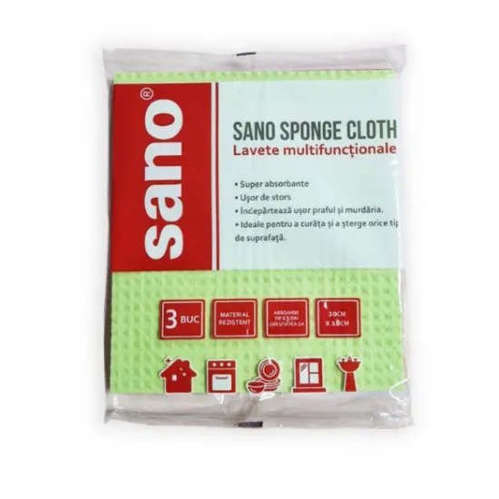 Lavete multifunctionale, Sano, 3 buc