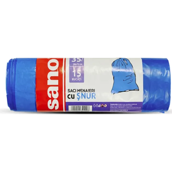 SANO SACI MENAJERI SNUR 35L, ALBASTRI