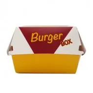 Cutie carton burger, mare, 100 buc/set Cutie carton burger, mare, 100 buc/set