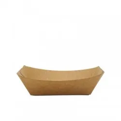 Barcute kraft mari pentru antreuri 400 cc, 250 buc/set Barcute kraft mari pentru antreuri 400 cc, 250 buc/set