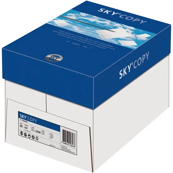 Hartie premium pentru copiator, A4, 80 g/mp, 500 coli/top, SKY Copy Hartie premium pentru copiator, A4, 80 g/mp, 500 coli/top, SKY Copy