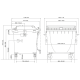 Eurocontainer rosu din material plastic, cu capac plat, MEVATEC, 1100 l - Transport Inclus Eurocontainer rosu din material plastic, cu capac plat, MEVATEC, 1100 l - Transport Inclus