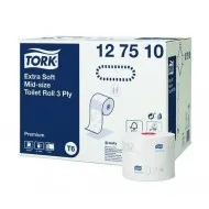 Hartie igienica in 3 straturi, Tork Premium Extra Soft, T6, 70 m/rola