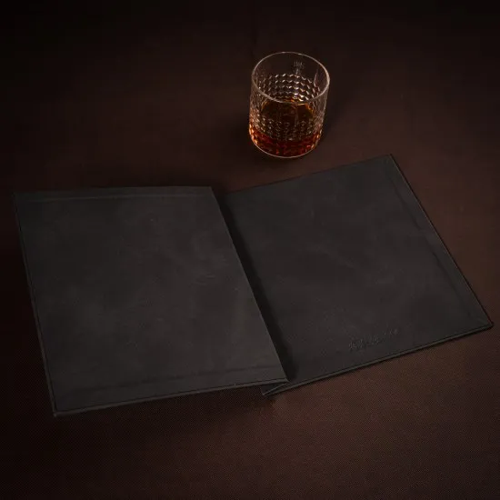 Mapa Meniu Fold VALAN PATRAT NEGRU Mapa Meniu Fold VALAN PATRAT NEGRU